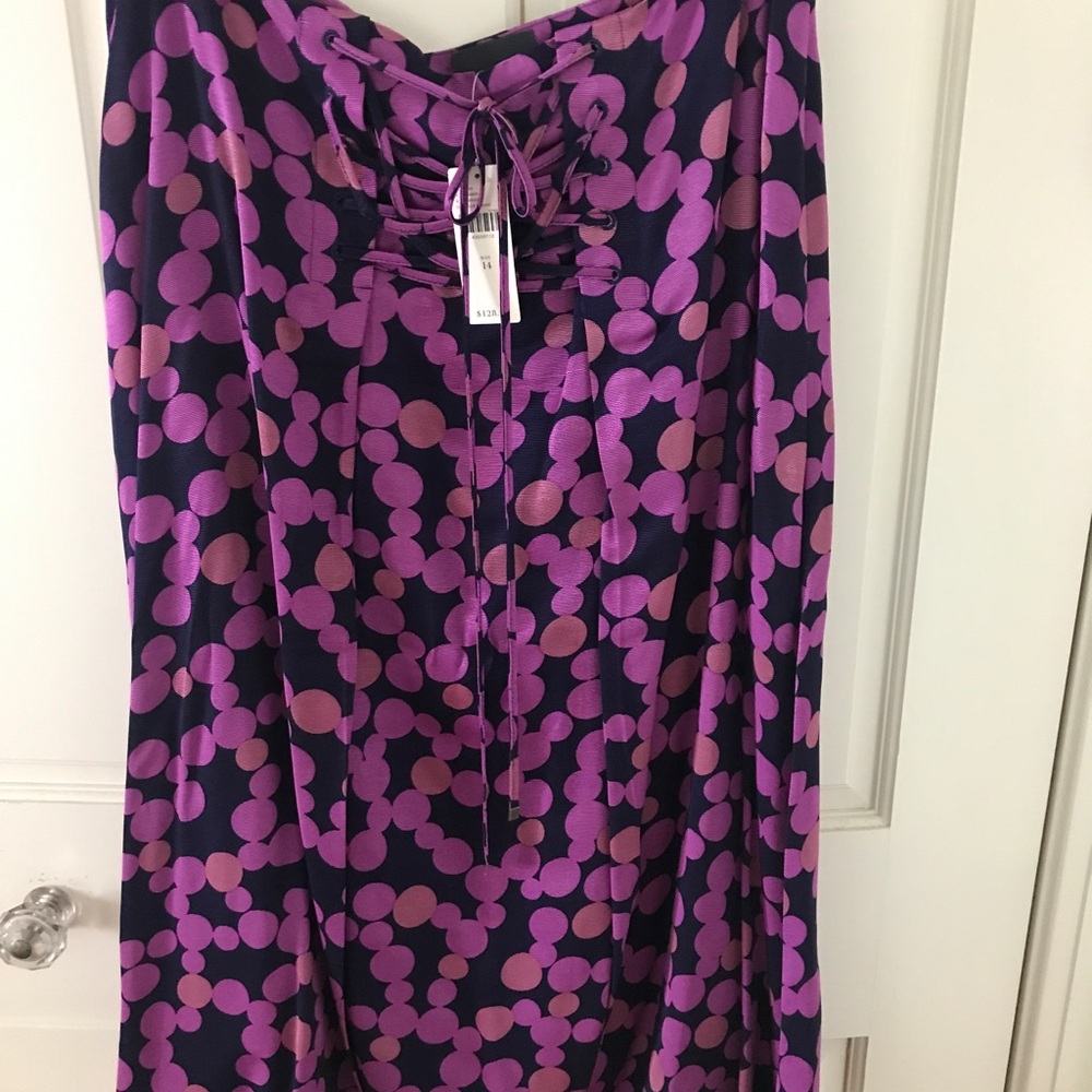 NWT Anthropologie Maeve Zadie lace up Midi skirt